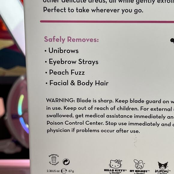 The Creme Shop Sanrio Hello Kitty Friends Razors Over Fuzz Perfect Arch Shaping - Picture 9 of 9